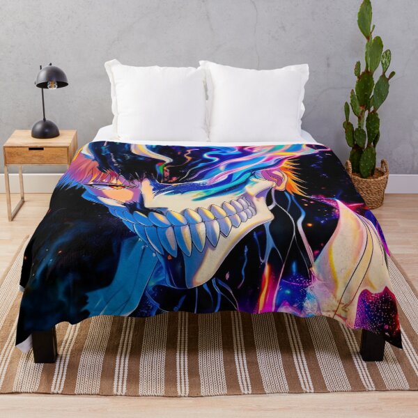 Item preview, Neon Skull Anime Warrior Cosmic Dark Art Illustration designed and sold by Dyan4.