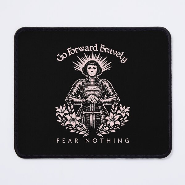 Item preview, Joan of Arc Brave Warrior History Quote designed and sold by MehMerchTees.