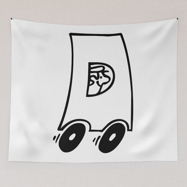 Item preview, Alphabets Doodle - Car and Wheels | ZMQZLZ  23 designed and sold by MyStickersCove.