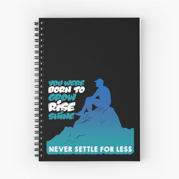 Item preview, Born to Rise - Never Settle for Less  designed and sold by GrabPix.