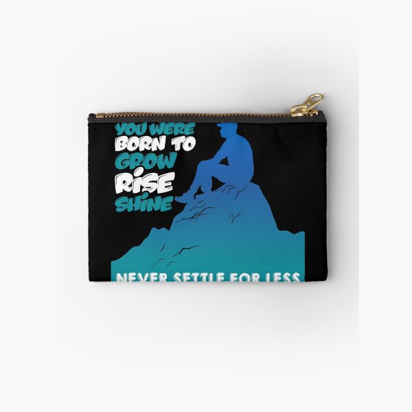Item preview, Born to Rise - Never Settle for Less  designed and sold by GrabPix.