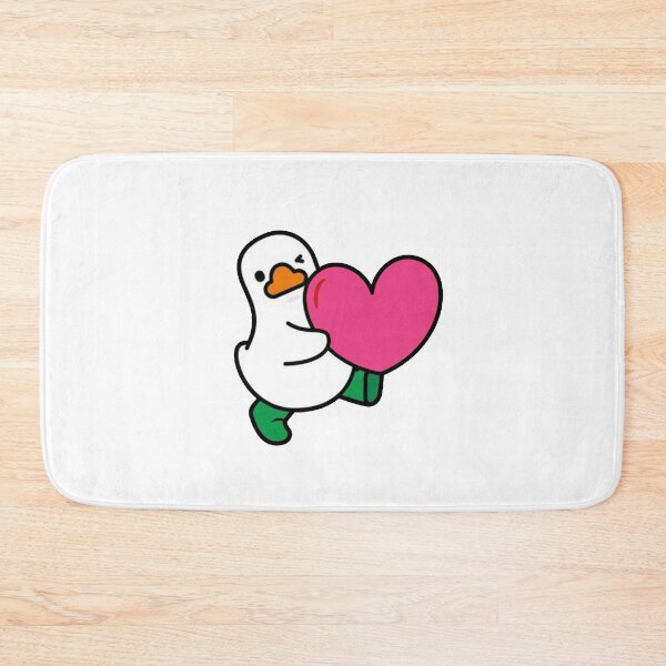 Item preview, Cute Goose Hugging a Heart – Love Illustration designed and sold by Regal-Elegances.