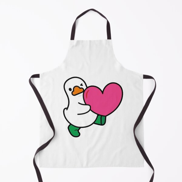 Item preview, Cute Goose Hugging a Heart – Love Illustration designed and sold by Regal-Elegances.