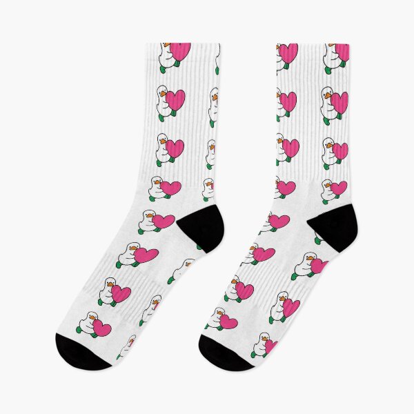 Item preview, Cute Goose Hugging a Heart – Love Illustration designed and sold by Regal-Elegances.