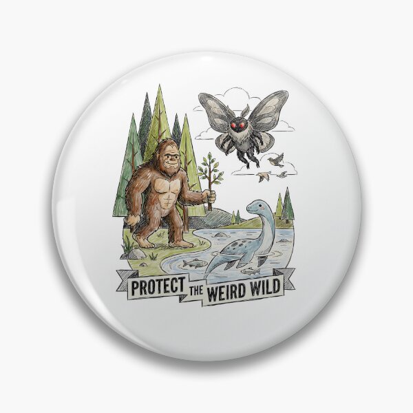 Item preview, Protect the Weird Wild Cryptid Overload designed and sold by DesignedByMarty.