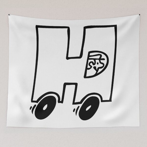 Item preview, Alphabets Doodle - Car and Wheels | ZMQZLZ  24 designed and sold by MyStickersCove.
