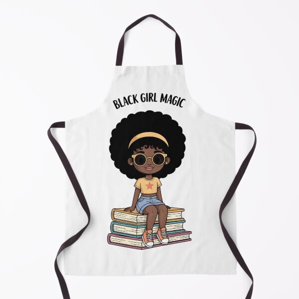Item preview, Bookish Afro Queen – Black Girl Reading Illustration designed and sold by KivaroArt.
