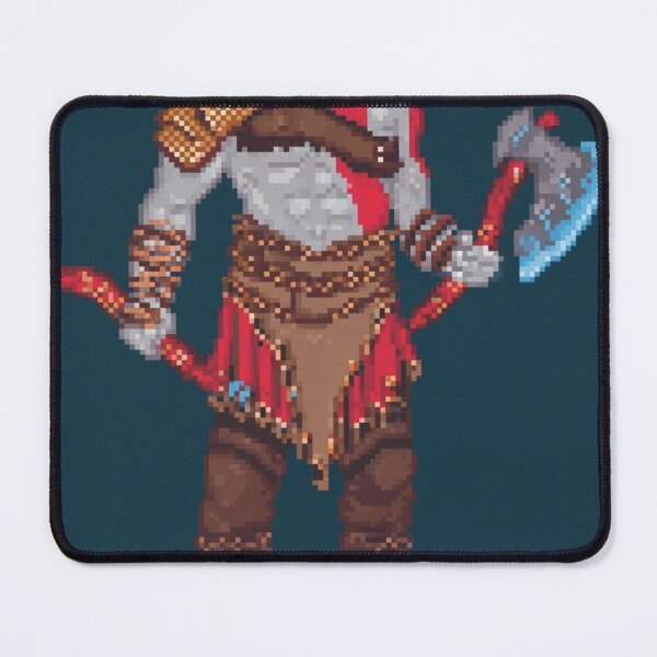 Item preview, God of War Pixel Art – Retro Spartan Action Tribute designed and sold by Pixel8Prints.