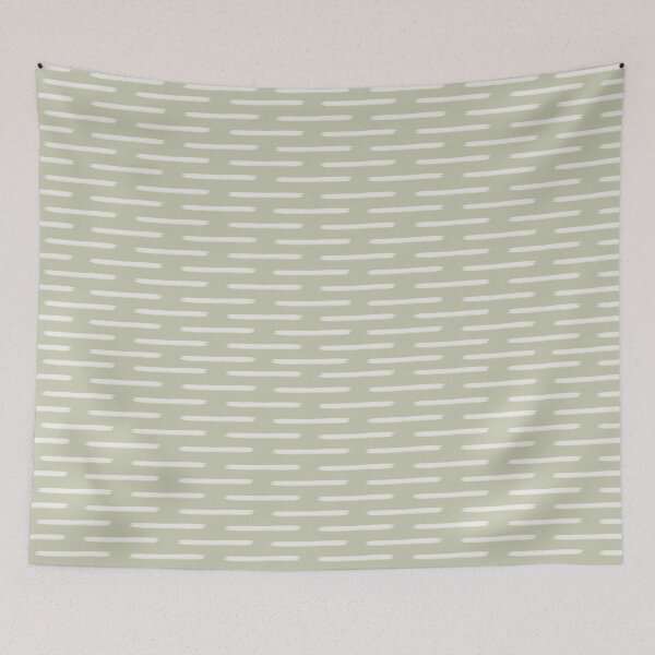 Item preview, Ivory Lines on Pastel Gray Green designed and sold by KSimpson838.