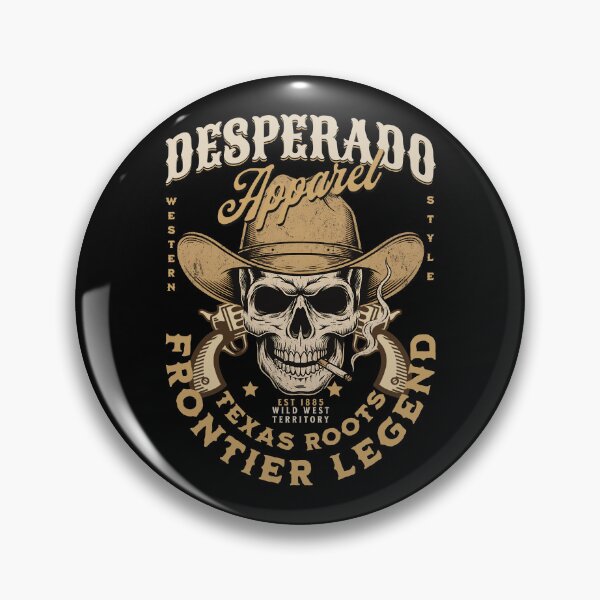 Item preview, Desperado Apparel Skull with Pistols Western Aesthetic designed and sold by DesignedByMarty.