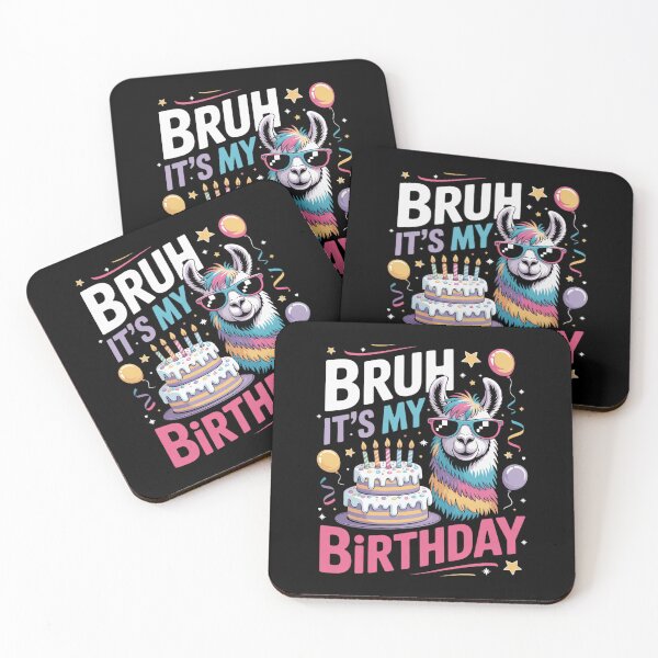 Item preview, Womens Bruh Its My Birthday Llama Pinata Boy Girl Family Party Bday 85 designed and sold by MarkLeedsArt.