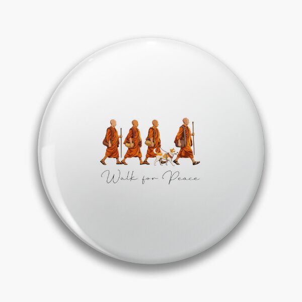 Item preview, Peace Walking Monks and Aloka Dog Walk for Peace designed and sold by kiralynstration.