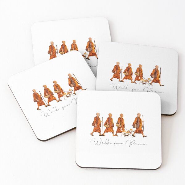 Item preview, Peace Walking Monks and Aloka Dog Walk for Peace designed and sold by kiralynstration.