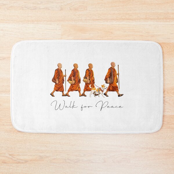 Item preview, Peace Walking Monks and Aloka Dog Walk for Peace designed and sold by kiralynstration.