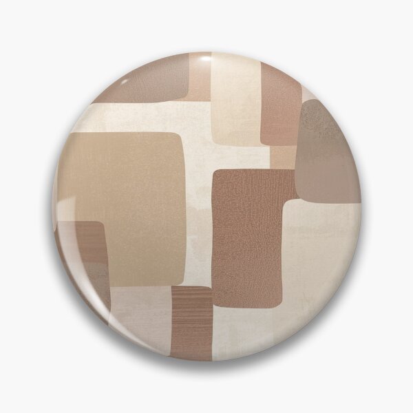 Item preview, Organic Block Pattern in Muted Earth Tones designed and sold by mari0n980.