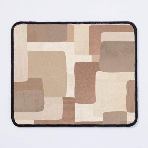 Item preview, Organic Block Pattern in Muted Earth Tones designed and sold by mari0n980.