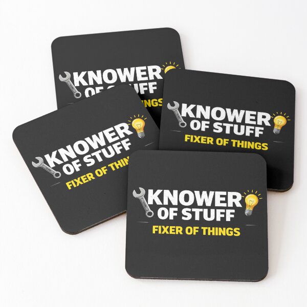 Item preview, Repair Enthusiast Gift, Knower of Stuff Fixer of Things T-Shirt, Funny Mechanic Tee, DIY Humor Graphic Tee designed and sold by pipolabco.