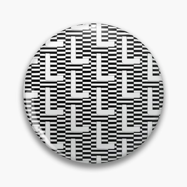 Item preview, Letter L Black and white Geometric Design designed and sold by GTeoArt.