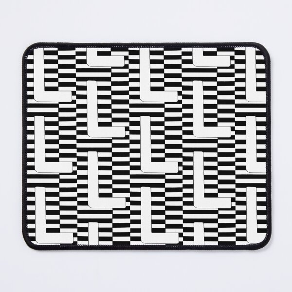 Item preview, Letter L Black and white Geometric Design designed and sold by GTeoArt.