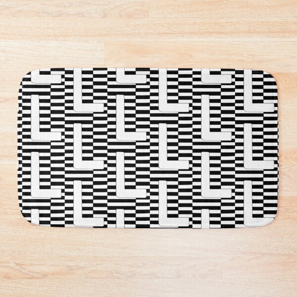 Item preview, Letter L Black and white Geometric Design designed and sold by GTeoArt.