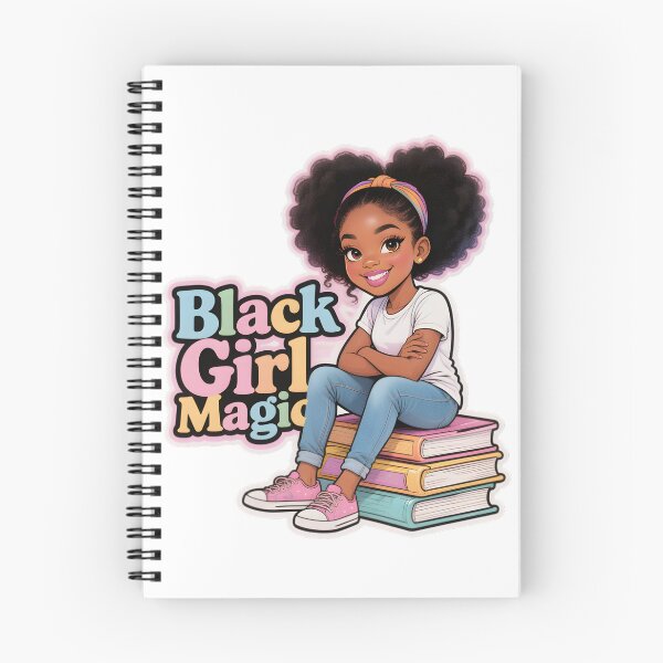 Item preview, Bookish Afro Queen – Cute Black Girl Reading Illustration designed and sold by KivaroArt.