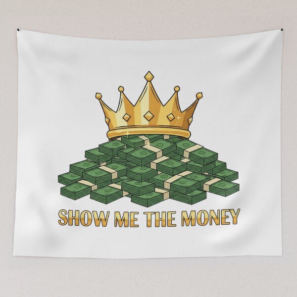 Item preview, Show Me The Money – Rich Mindset Hustle Success Design designed and sold by inaveed.