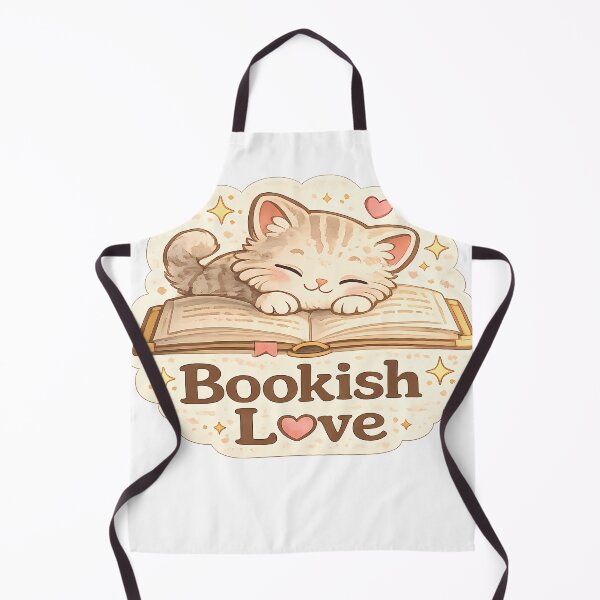 Item preview, Bookish Love Cat – Cute Reading Sticker for Book Lovers designed and sold by Chytanka.