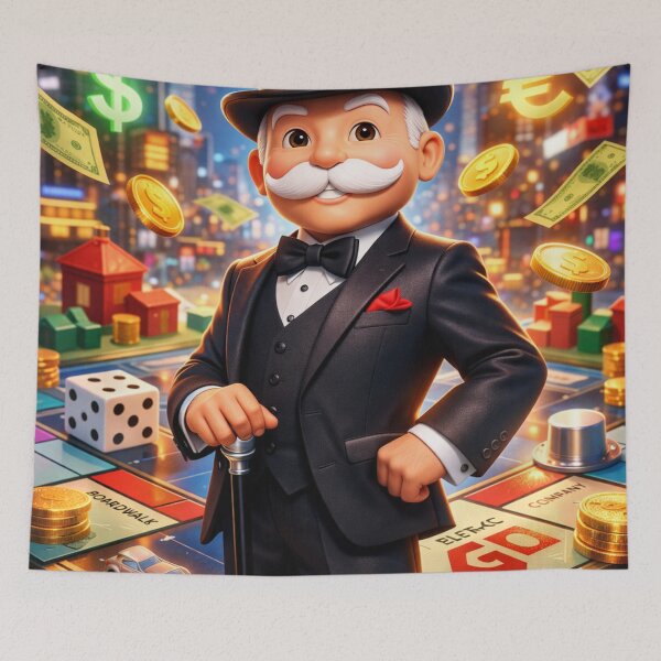 Item preview, Monopoly inspired Artwork designed and sold by FeelTheDrawing.