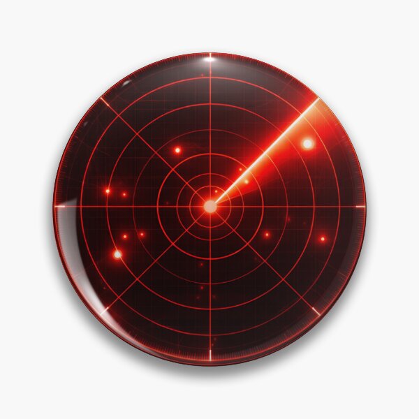 Item preview, Futuristic Radar HUD Interface Red Warning Alert designed and sold by TrendScanner.