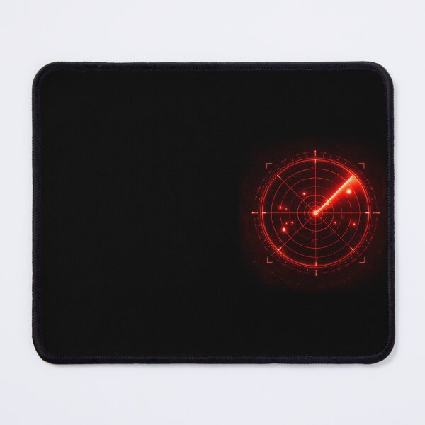 Item preview, Futuristic Radar HUD Interface Red Warning Alert designed and sold by TrendScanner.