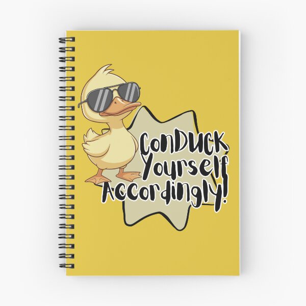 Item preview, ConDUCK Yourself Accordingly! designed and sold by Moore & Moore Creations.