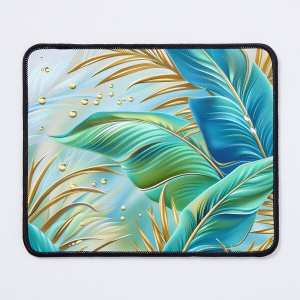 Item preview, Abstract Palm Trees Over Ocean Waves designed and sold by MargaretWiktor.