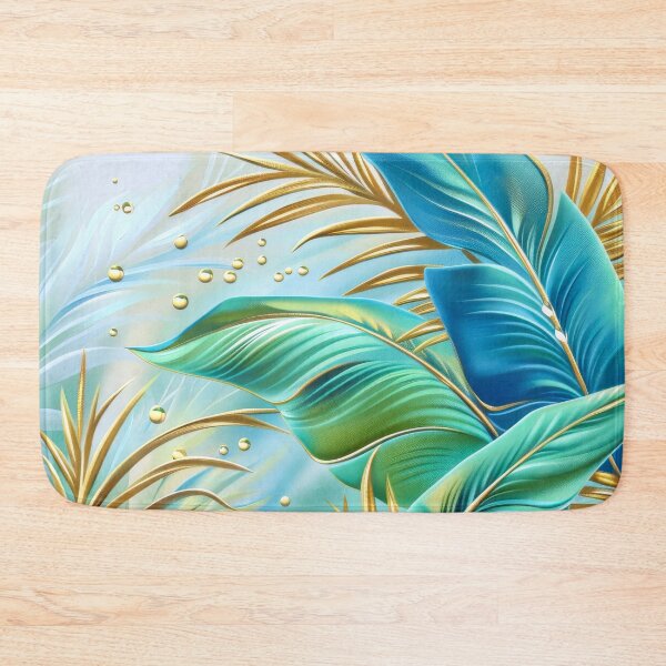 Item preview, Abstract Palm Trees Over Ocean Waves designed and sold by MargaretWiktor.