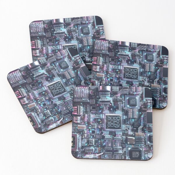 Item preview, Circuitry City: Midnight Protocol designed and sold by PeaceHappyLove.