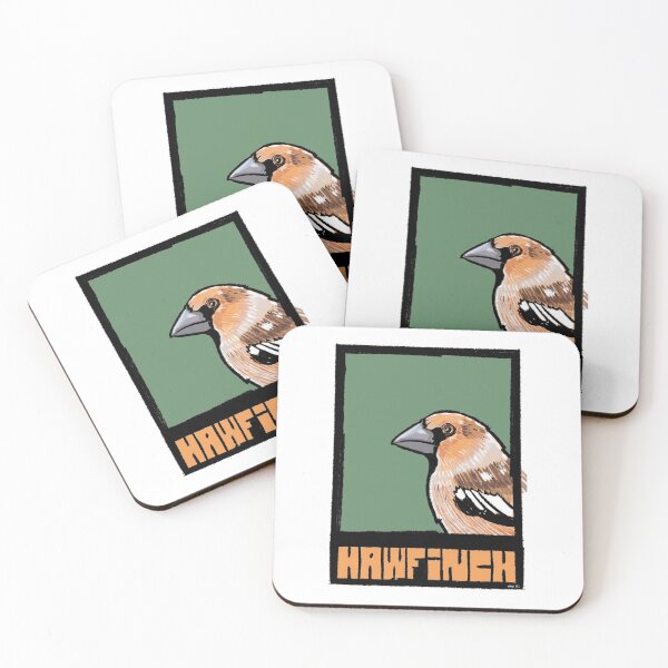 Item preview, Bold Hawfinch - Wall Art Print – Modern British Bird Illustration for Contemporary Home Decor designed and sold by GWARTGB.