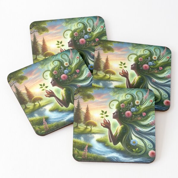 Item preview, Mother Earth art Deco designed and sold by Natart1004.