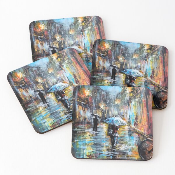 Item preview, Rainy night lights painting designed and sold by Natart1004.