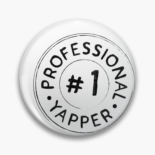 Item preview, Professional Yapper #1 – Funny Meme Stamp Design designed and sold by 723mike.