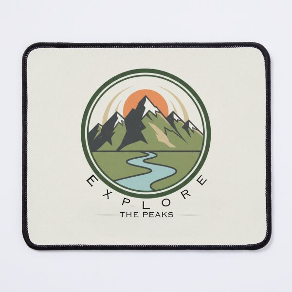 Item preview, Explore The Peaks – Mountain Adventure Nature Graphic designed and sold by MCV-Designs.