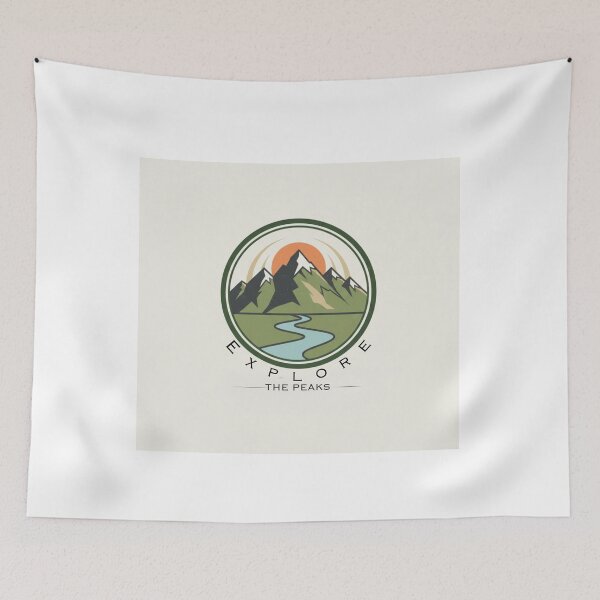 Item preview, Explore The Peaks – Mountain Adventure Nature Graphic designed and sold by MCV-Designs.