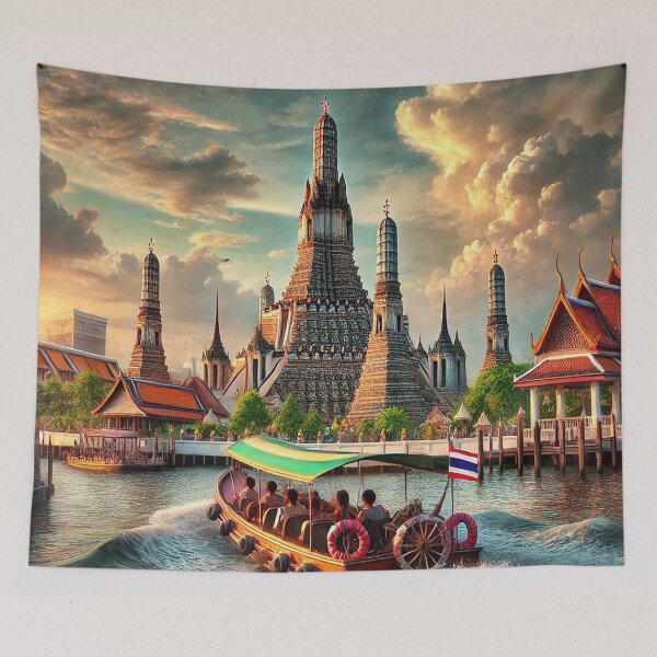 Item preview, Thailand: The Grace of Thai Temple Silhouettes  designed and sold by Vanich-Panich.