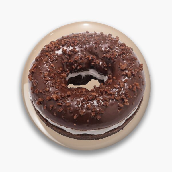 Item preview, chocolate donut designed and sold by inainart.