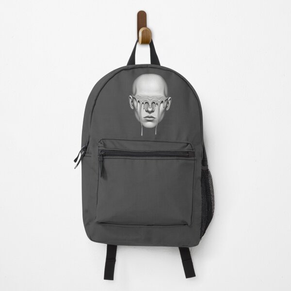 Item preview, Surreal Melting Face Illustration – Dark Psychological Concept Art designed and sold by mitdz shop.