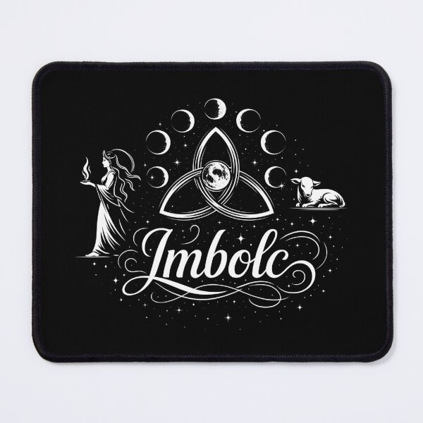 Item preview, Imbolc Design - Goddess Brigid, Moon Phases & Triquetra designed and sold by Christine Krahl.