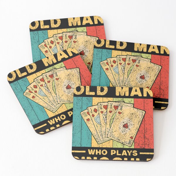 Item preview, Never Underestimate An Old Man Who Plays Pinochle Pinochle designed and sold by khuyut.
