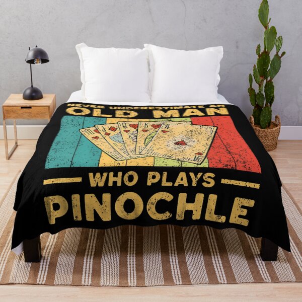 Item preview, Never Underestimate An Old Man Who Plays Pinochle Pinochle designed and sold by khuyut.