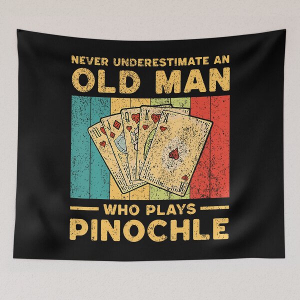 Item preview, Never Underestimate An Old Man Who Plays Pinochle Pinochle designed and sold by khuyut.