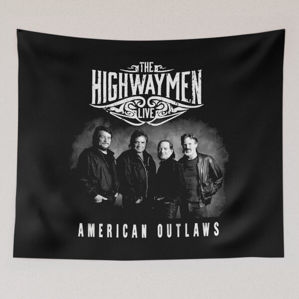Item preview, Live The Highwaymen American Outlaws Band 35 Years Anniversary Gift For Fans And Lovers designed and sold by SkamzaBaby.
