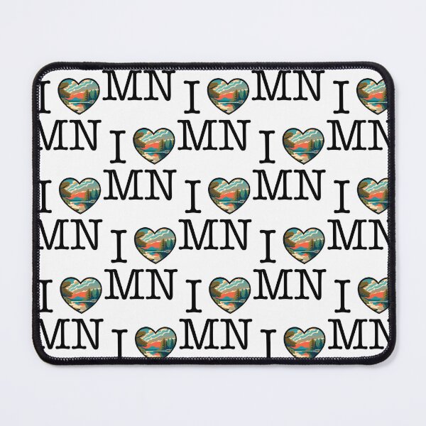 Item preview, I Love Minnesota Heart 10,000 Lakes designed and sold by BlueLineLAX.