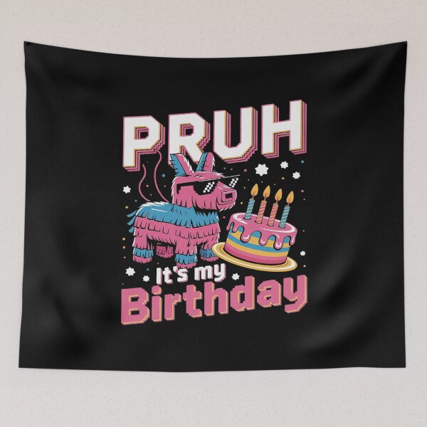 Item preview, Womens Bruh Its My Birthday Llama Pinata Boy Girl Family Party Bday designed and sold by MarkLeedsArt.